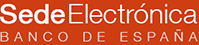 Logotipo da Sede Electrónica do Banco de España, ir a inicio